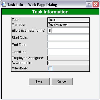 Additional Information Dialog