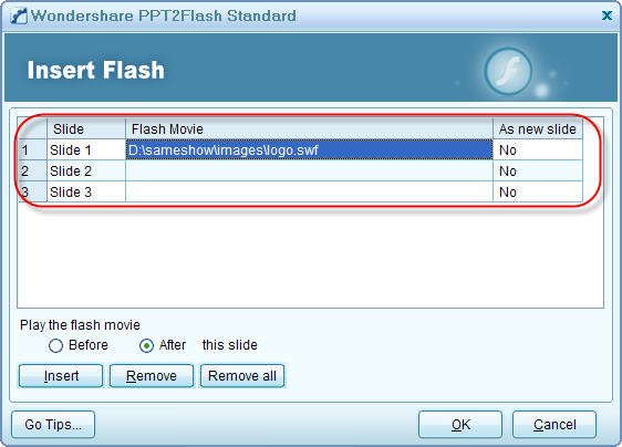 Alternative solution to insert Flash into PowerPoint 2007